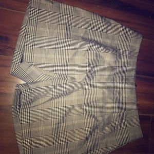 Plaid shorts